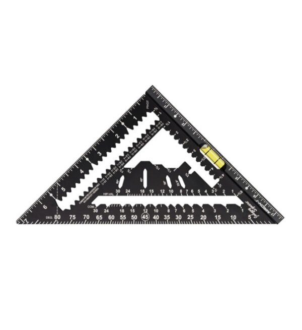 Model # 1904-0700V - 7-1/4" Johnny Square® MACH-1™ Smart Mark™ Rafter Square with Level Vial