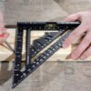 Model # 1904-0700V - 7-1/4" Johnny Square® MACH-1™ Smart Mark™ Rafter Square with Level Vial