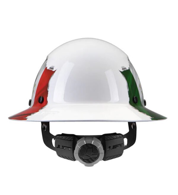 Model # HDF-24MF - DAX Mexican Flag Full Brim Hardhat